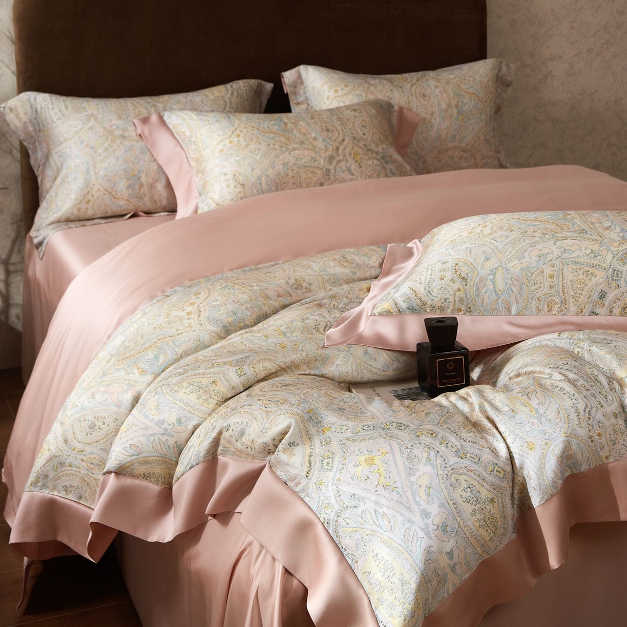 91家纺网 家纺一手货源 找家纺 南通朵美纺织品有限公司 2026新款100支天丝系列夏被四件套四件套 莱欧风情