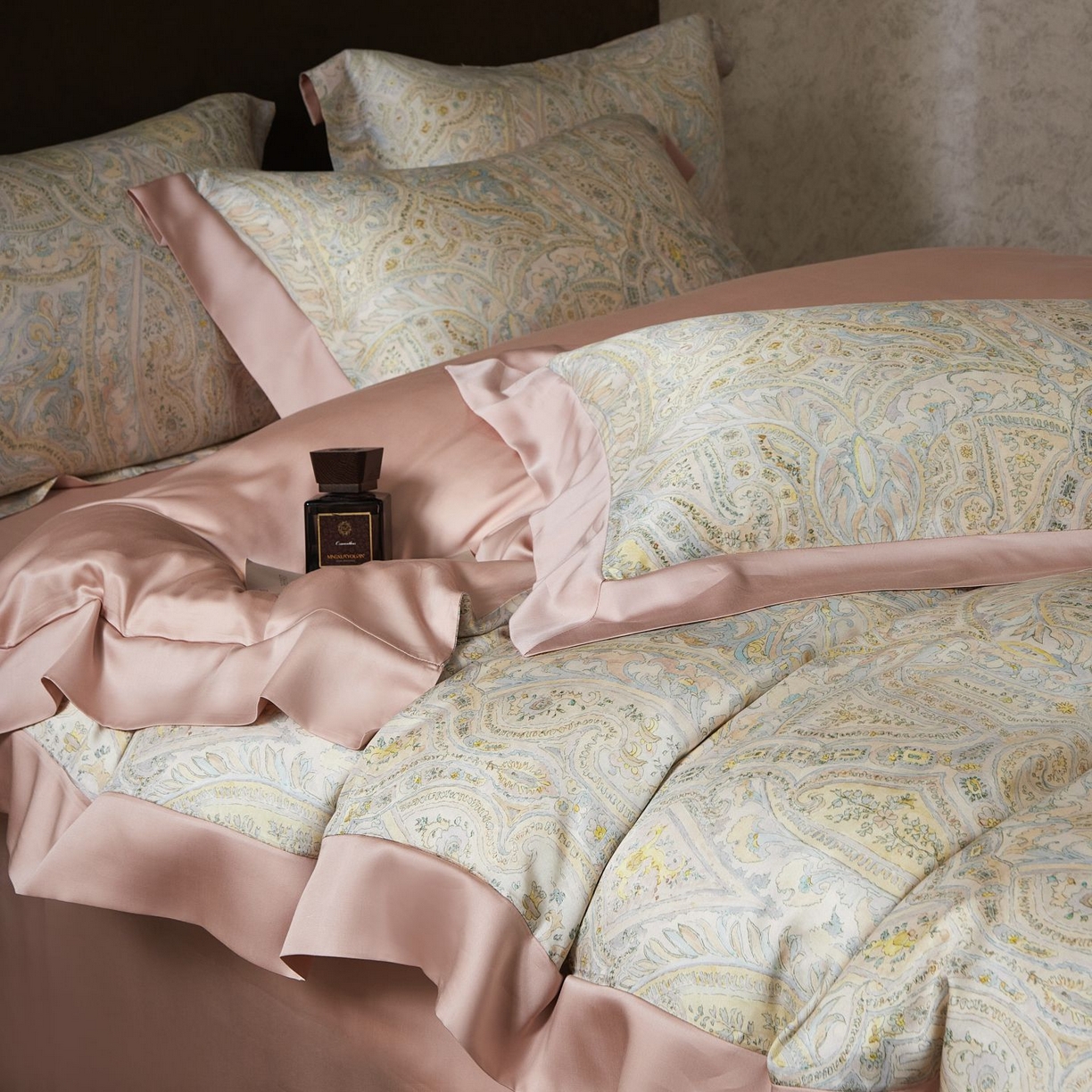 91家纺网 家纺一手货源 找家纺 南通朵美纺织品有限公司 2026新款100支天丝系列夏被四件套四件套 莱欧风情