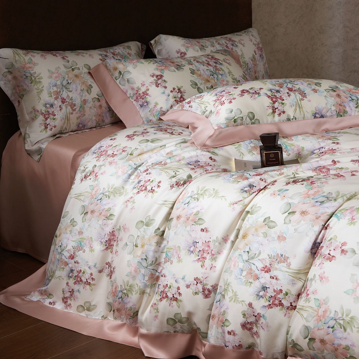 91家纺网 家纺一手货源 找家纺 南通朵美纺织品有限公司 2026新款100支天丝系列夏被四件套四件套 紫薇物语