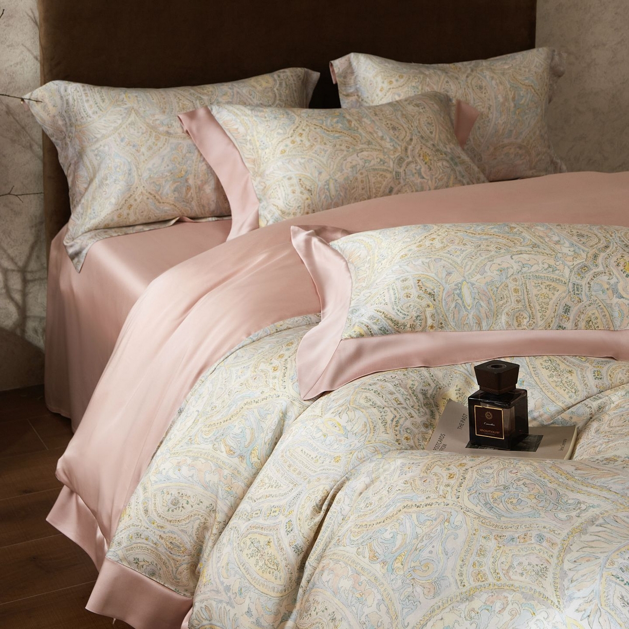 91家纺网 家纺一手货源 找家纺 南通朵美纺织品有限公司 2026新款100支天丝系列夏被四件套四件套 莱欧风情