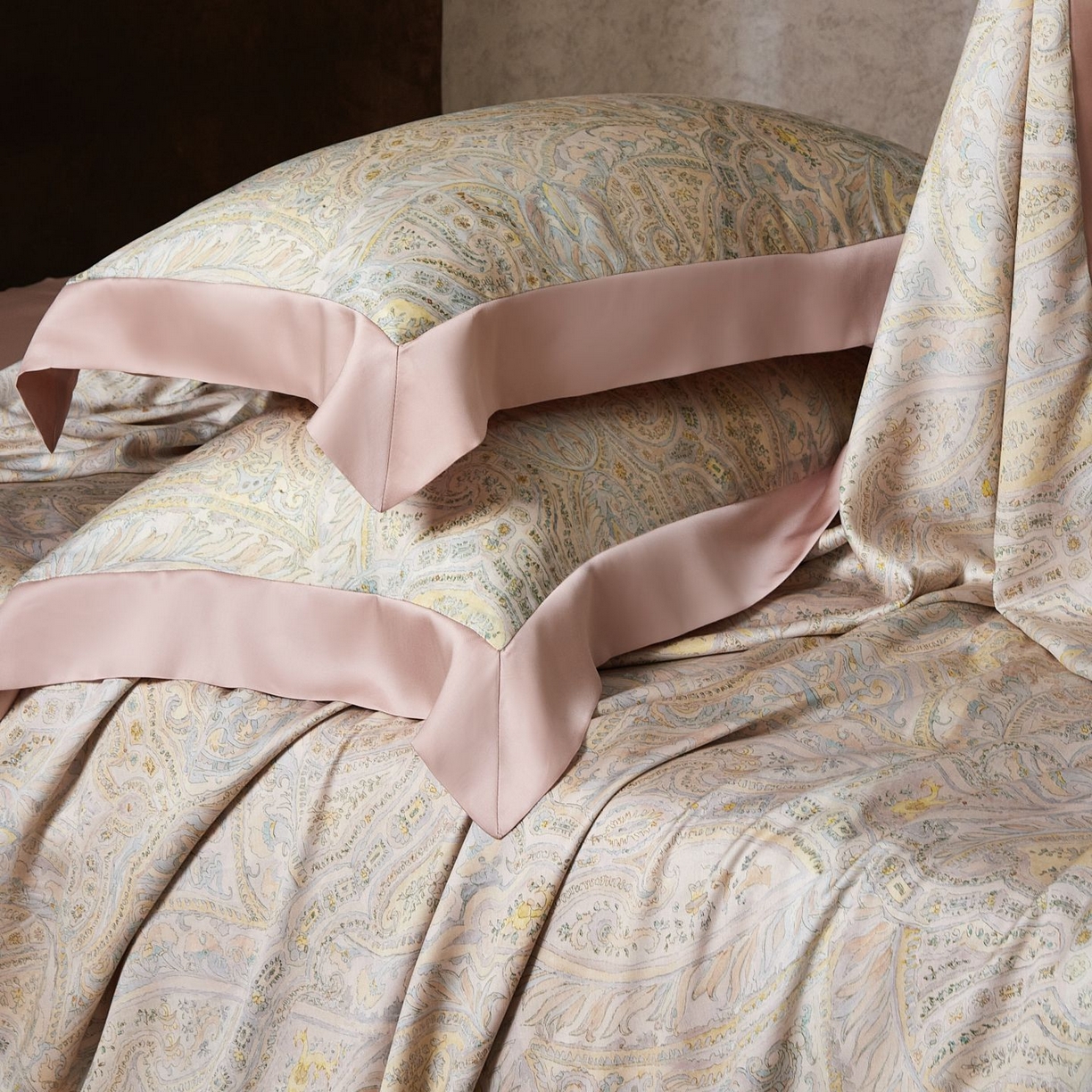 91家纺网 家纺一手货源 找家纺 南通朵美纺织品有限公司 2026新款100支天丝系列夏被四件套四件套 莱欧风情