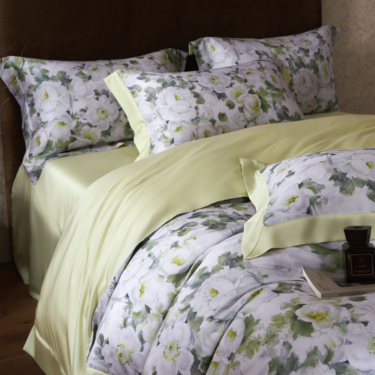 91家纺网 家纺一手货源 找家纺 南通朵美纺织品有限公司 2026新款100支天丝系列夏被四件套四件套 春色满园