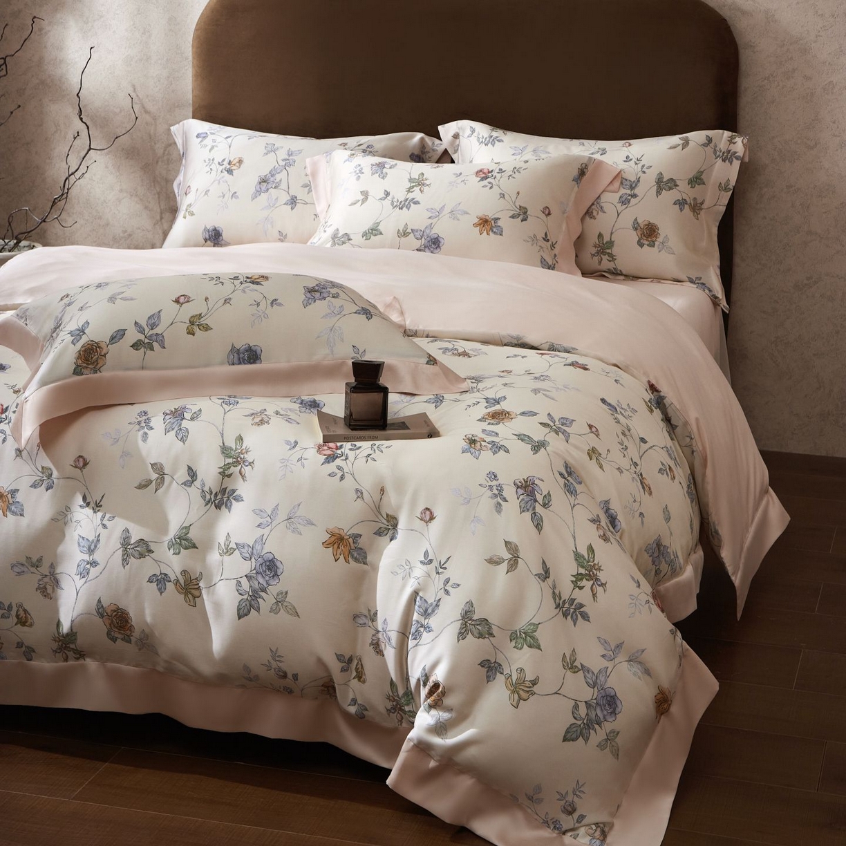 91家纺网 家纺一手货源 找家纺 （总）南通朵美纺织品有限公司 2026新款100支天丝系列夏被四件套四件套