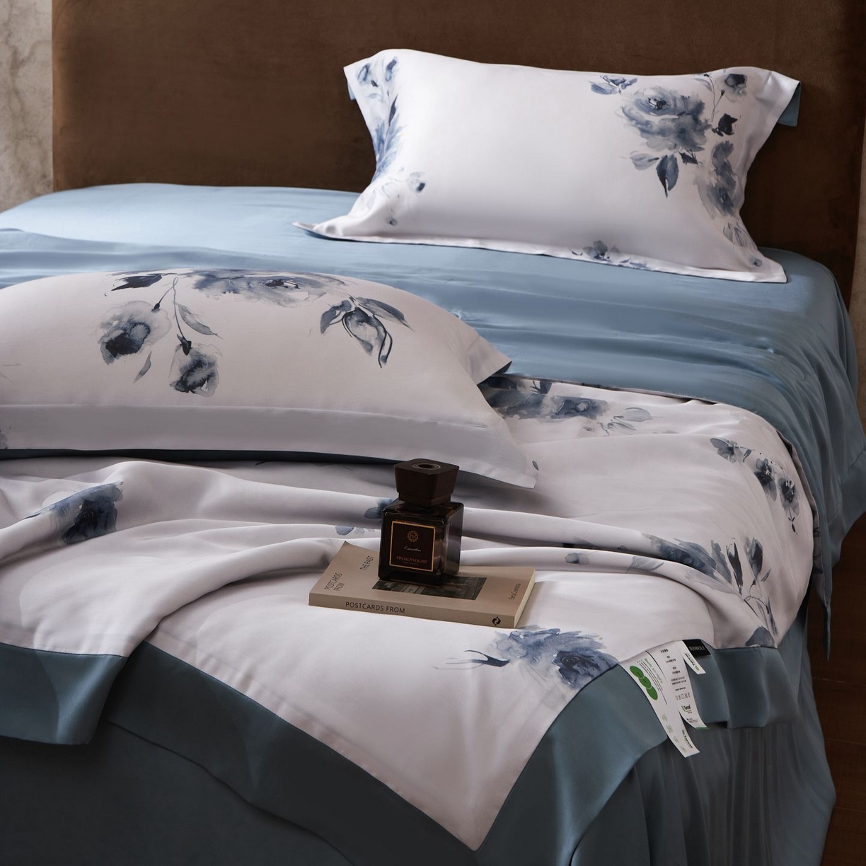 91家纺网 家纺一手货源 找家纺 南通朵美纺织品有限公司 2026新款100支天丝系列夏被四件套 水墨丹青