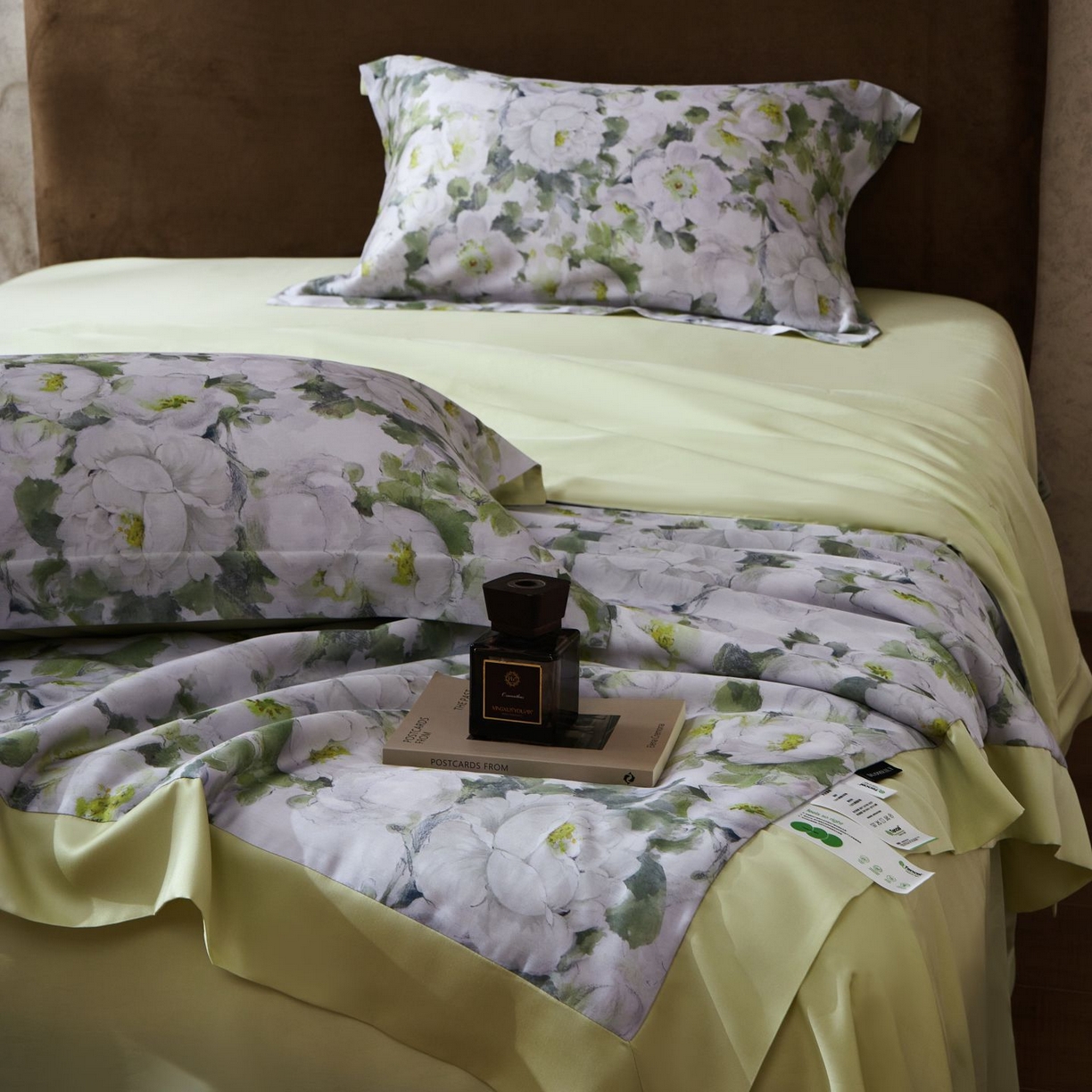 91家纺网 家纺一手货源 找家纺 南通朵美纺织品有限公司 2026新款100支天丝系列夏被四件套 春色满园