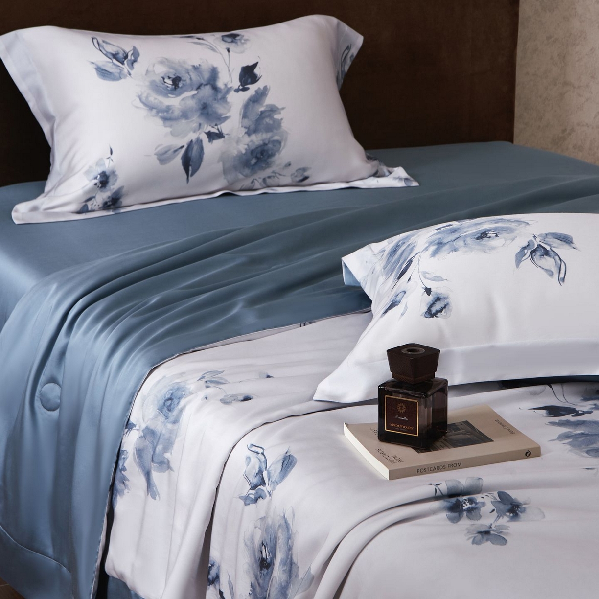 91家纺网 家纺一手货源 找家纺 南通朵美纺织品有限公司 2026新款100支天丝系列夏被四件套 水墨丹青