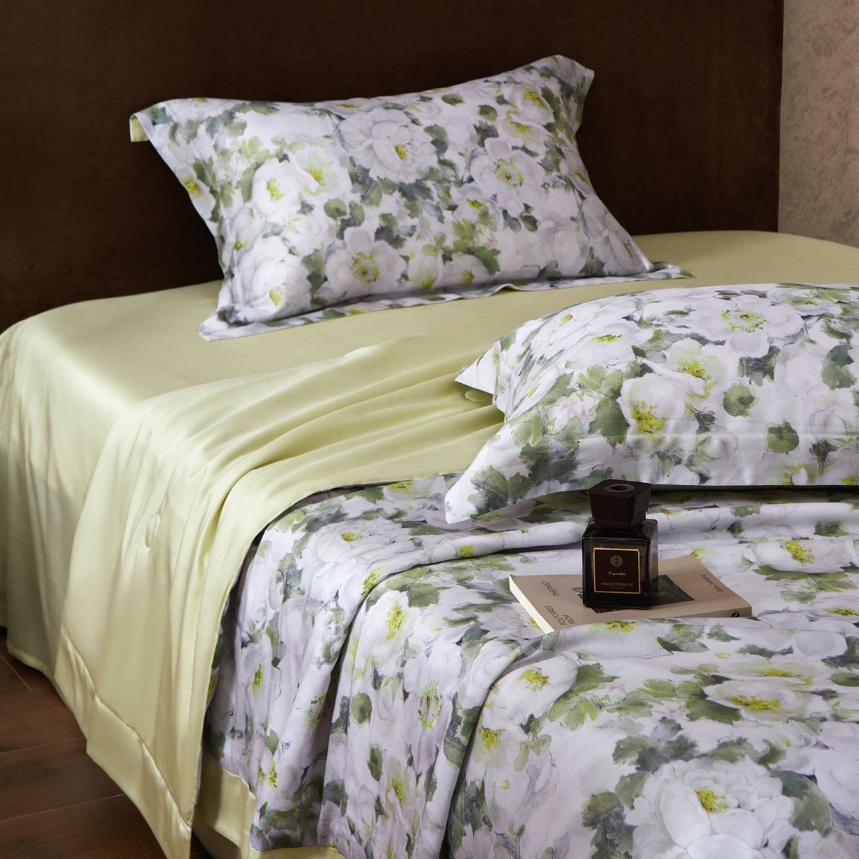 91家纺网 家纺一手货源 找家纺 南通朵美纺织品有限公司 2026新款100支天丝系列夏被四件套 春色满园