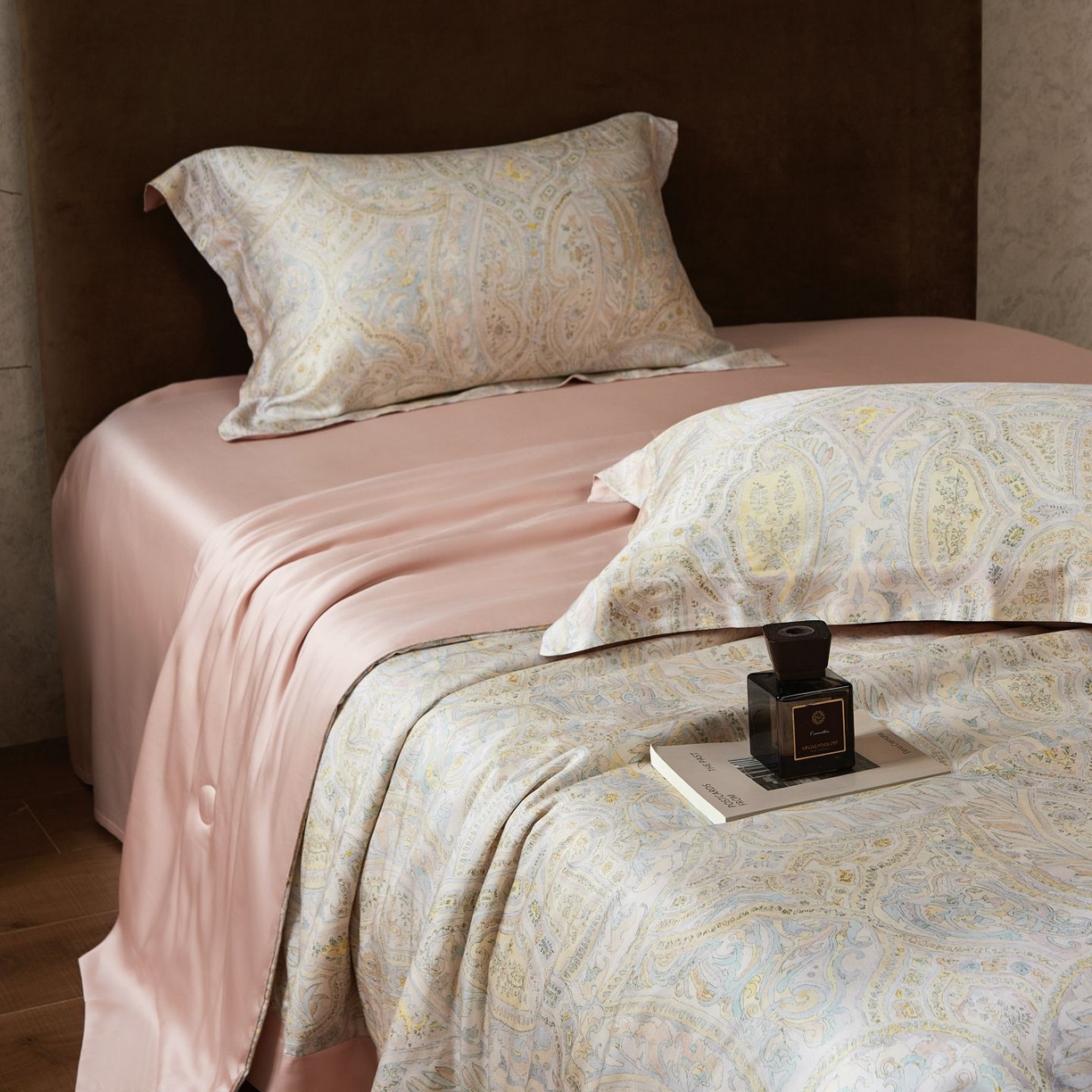 91家纺网 家纺一手货源 找家纺 南通朵美纺织品有限公司 2026新款100支天丝系列夏被四件套 莱欧风情