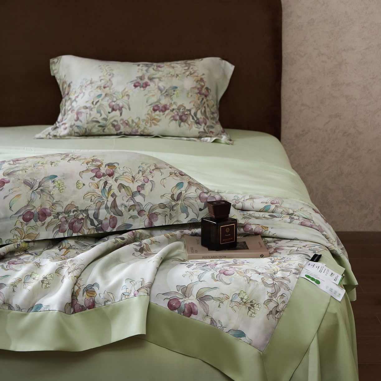 91家纺网 家纺一手货源 找家纺 南通朵美纺织品有限公司 2026新款100支天丝系列夏被四件套 水榭花城