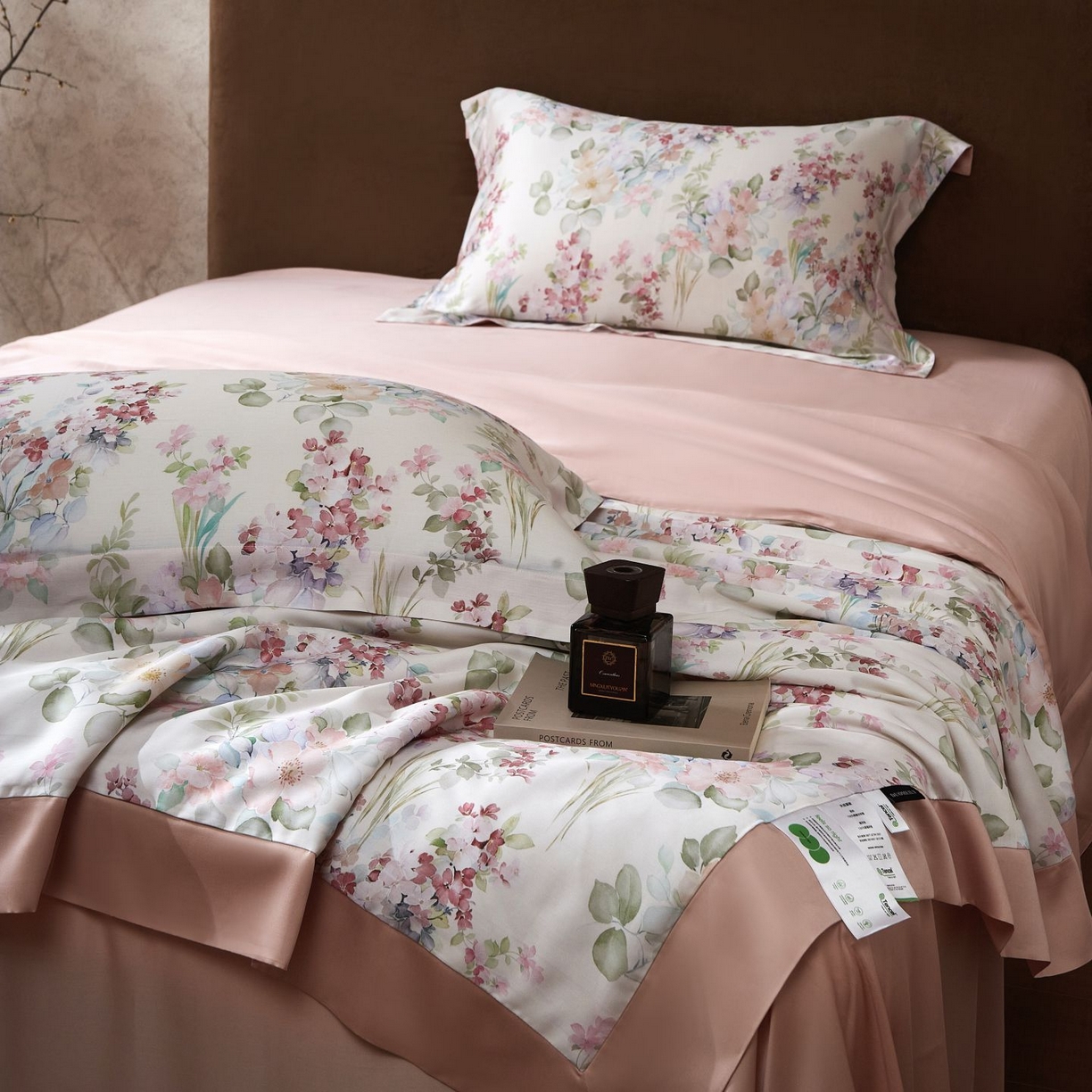 91家纺网 家纺一手货源 找家纺 南通朵美纺织品有限公司 2026新款100支天丝系列夏被四件套 紫薇物语