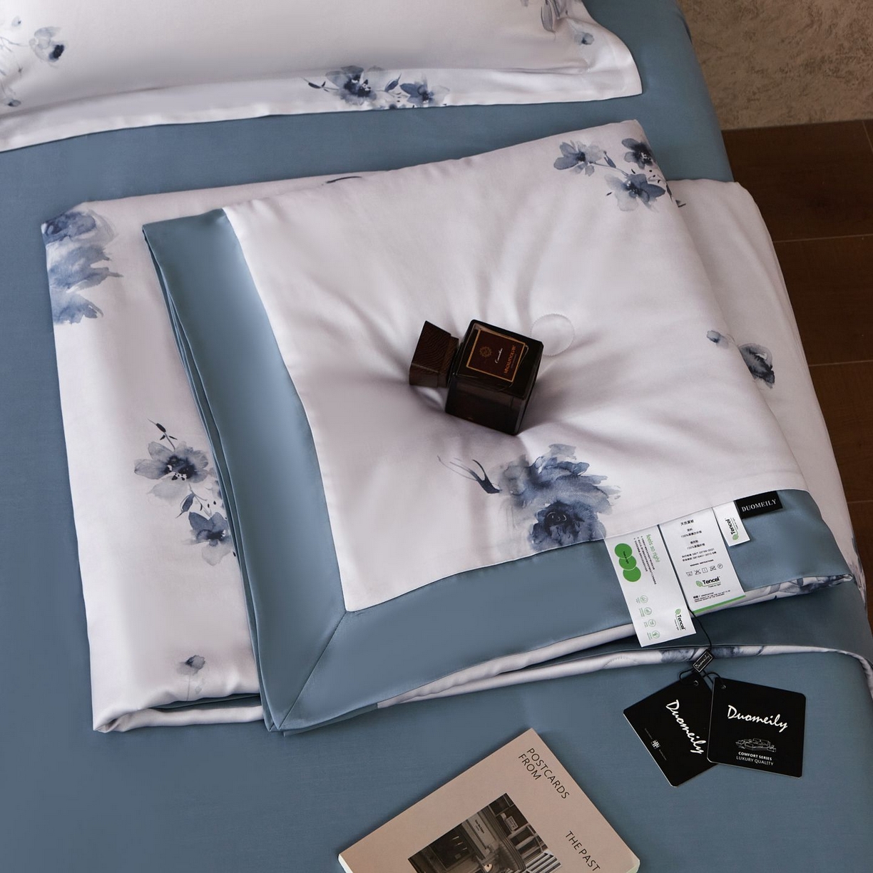 南通朵美纺织品有限公司 2026新款100支天丝系列夏被 水墨丹青