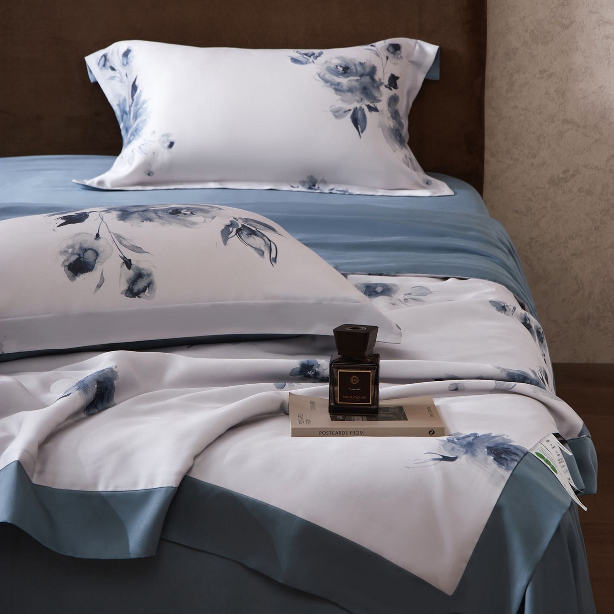 91家纺网 家纺一手货源 找家纺 南通朵美纺织品有限公司 2026新款100支天丝系列夏被 水墨丹青