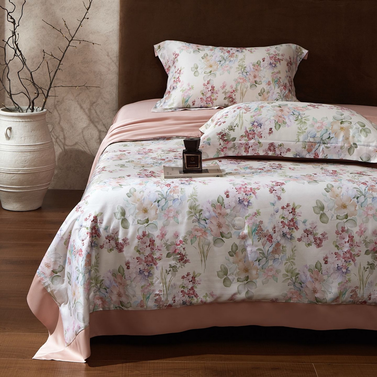 91家纺网 家纺一手货源 找家纺 南通朵美纺织品有限公司 2026新款100支天丝系列夏被 紫薇物语