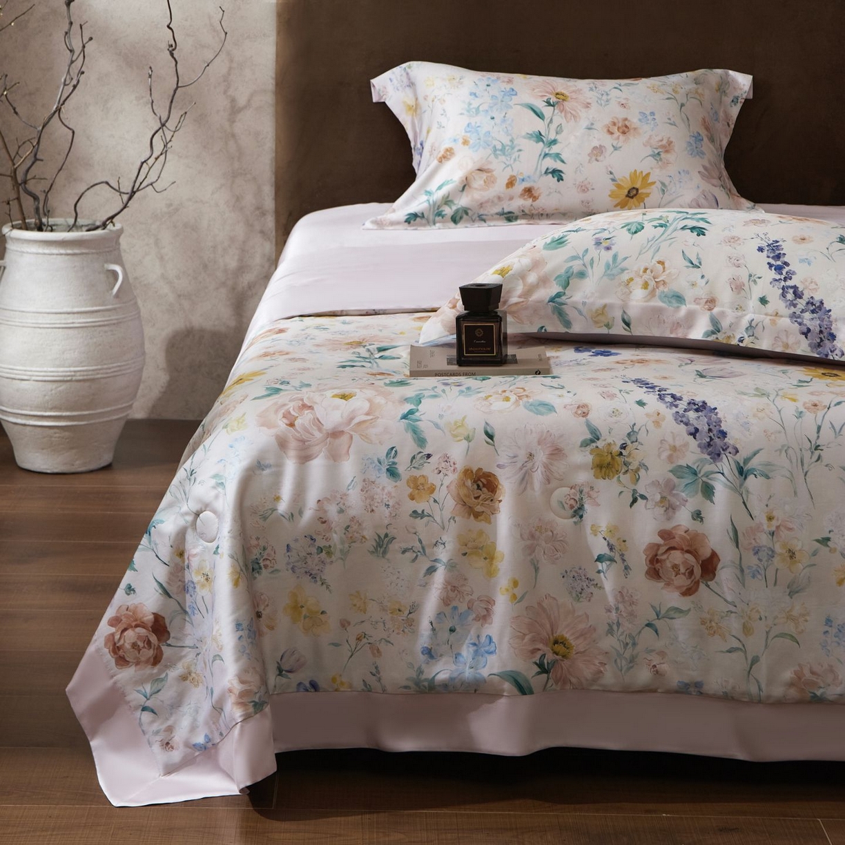 91家纺网 家纺一手货源 找家纺 南通朵美纺织品有限公司 2026新款100支天丝系列夏被 罗曼蒂克