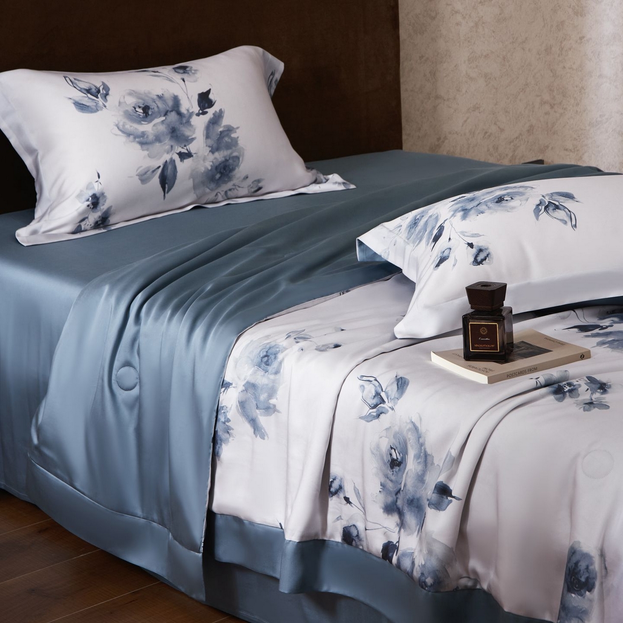 91家纺网 家纺一手货源 找家纺 南通朵美纺织品有限公司 2026新款100支天丝系列夏被 水墨丹青