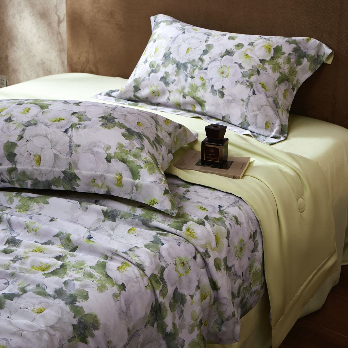 91家纺网 家纺一手货源 找家纺 南通朵美纺织品有限公司 2026新款100支天丝系列夏被 春色满园