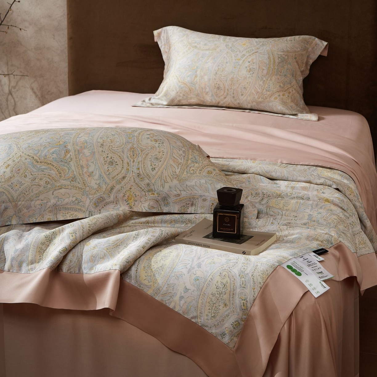 91家纺网 家纺一手货源 找家纺 南通朵美纺织品有限公司 2026新款100支天丝系列夏被 莱欧风情