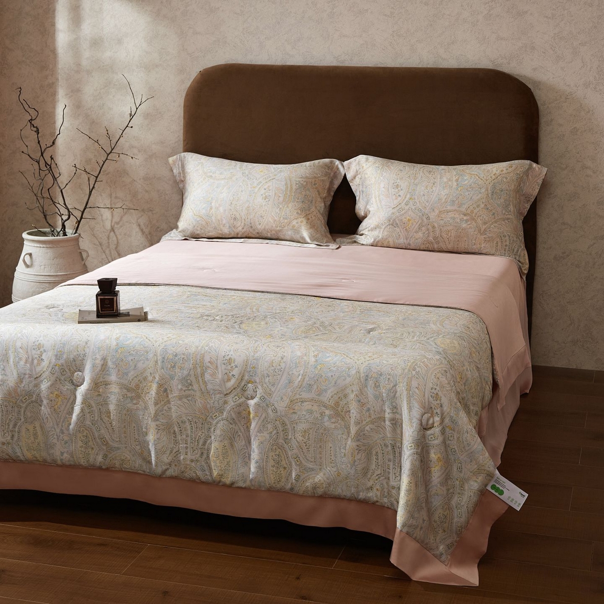 91家纺网 家纺一手货源 找家纺 南通朵美纺织品有限公司 2026新款100支天丝系列夏被 莱欧风情