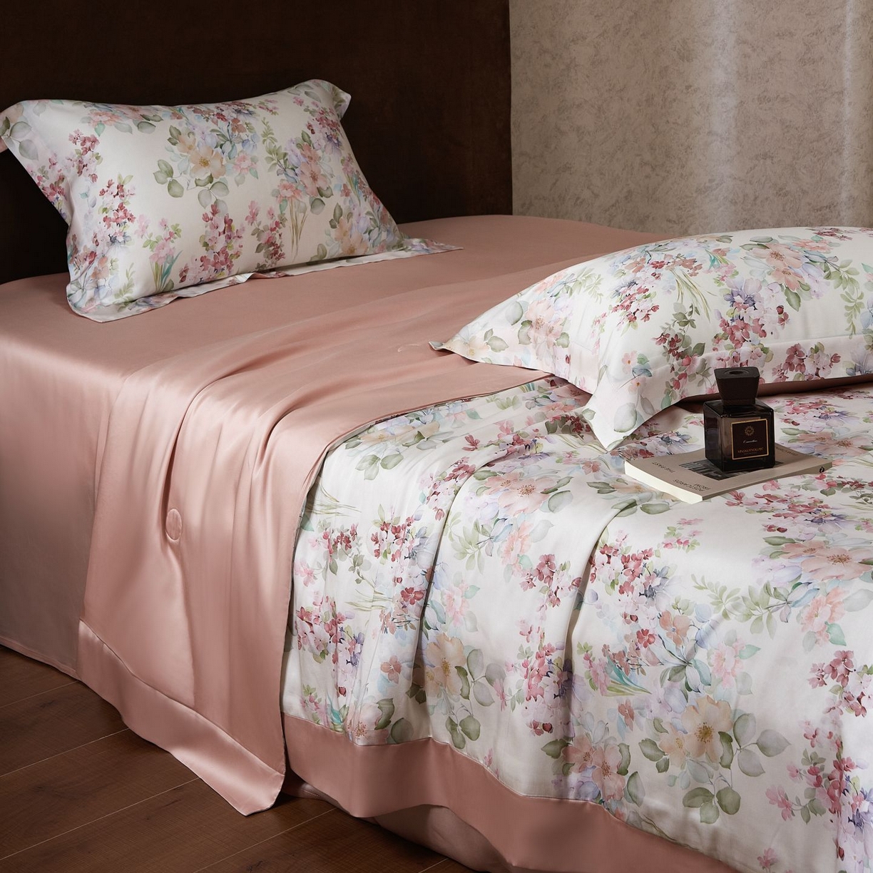 91家纺网 家纺一手货源 找家纺 南通朵美纺织品有限公司 2026新款100支天丝系列夏被 紫薇物语