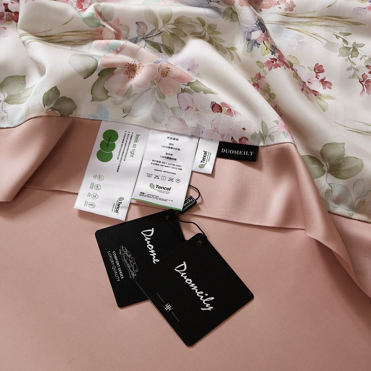 91家纺网 家纺一手货源 找家纺 南通朵美纺织品有限公司 2026新款100支天丝系列夏被 紫薇物语