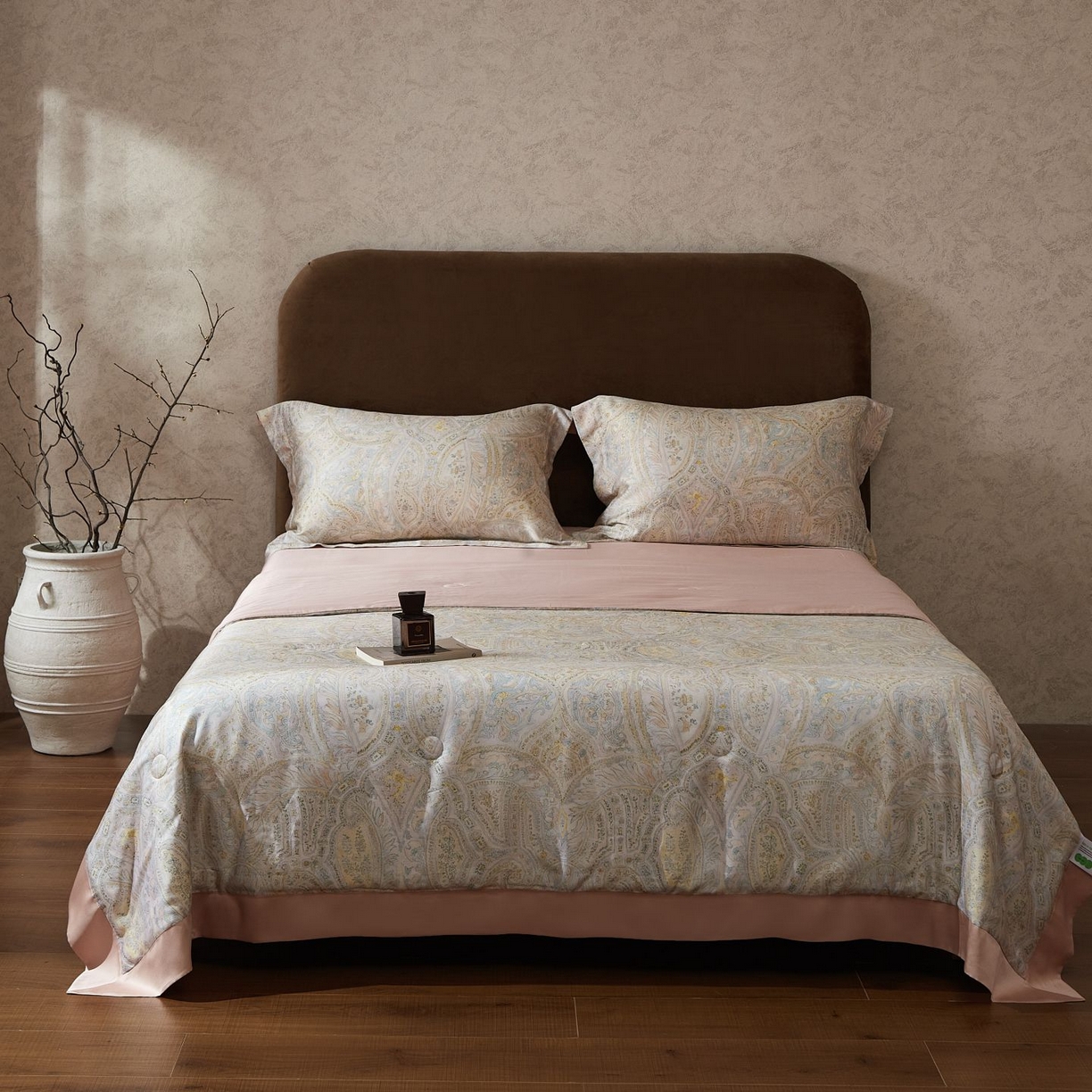 91家纺网 家纺一手货源 找家纺 南通朵美纺织品有限公司 2026新款100支天丝系列夏被 莱欧风情