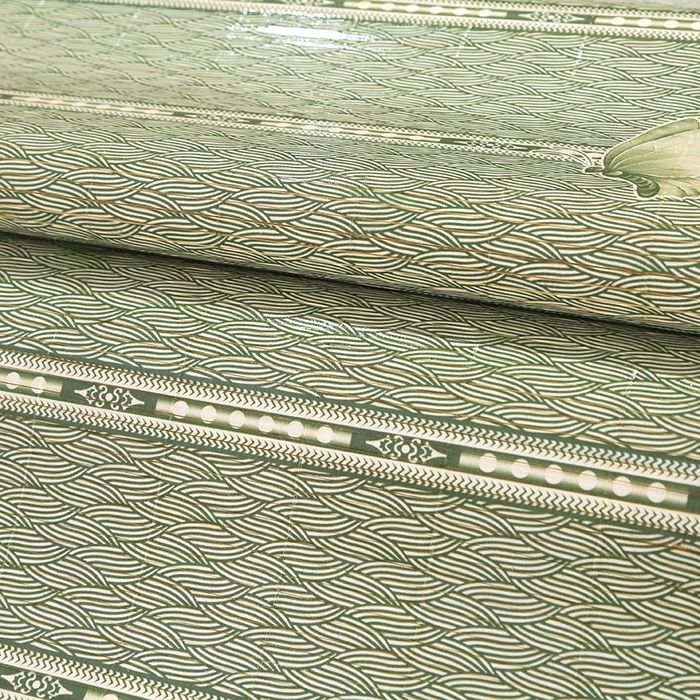 91家纺网 家纺一手货源 找家纺 思雅庭 2026新款艾草宽边绣花驱蚊席凉席竹席 相思鸟