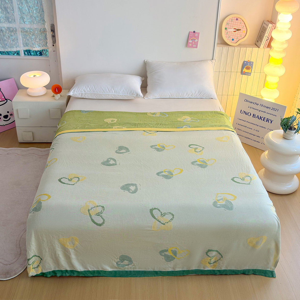 91家纺网 家纺一手货源 找家纺 棠薇家纺 2026新款竹纤维毯子冷感毯毛巾被柔滑多功能夏凉毯盖毯纱发毯办公室午休毯 心愿