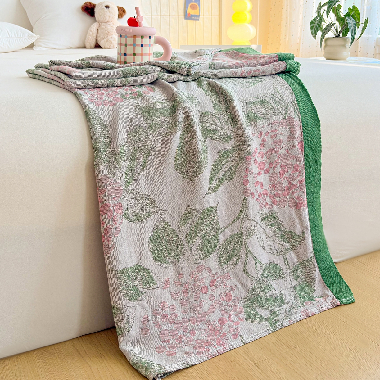 91家纺网 家纺一手货源 找家纺 （总）棠薇家纺 2026新款竹纤维毯子冷感毯毛巾被柔滑多功能夏凉毯盖毯纱发毯办公室午休毯