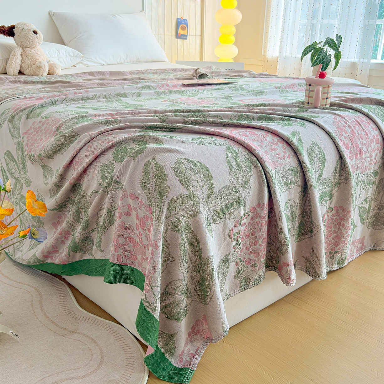 91家纺网 家纺一手货源 找家纺 （总）棠薇家纺 2026新款竹纤维毯子冷感毯毛巾被柔滑多功能夏凉毯盖毯纱发毯办公室午休毯