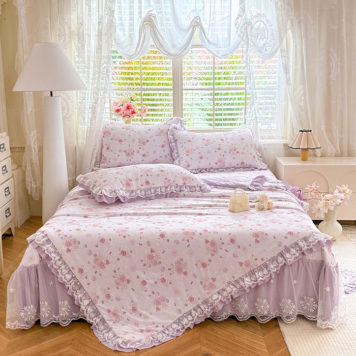 91家纺网 家纺一手货源 找家纺 （总）苏米娜家纺SUMINA 苏米娜2026新款A类母婴级锦氨凉席夏被床盖款四件套夏凉被空调被床盖款凉席四件套