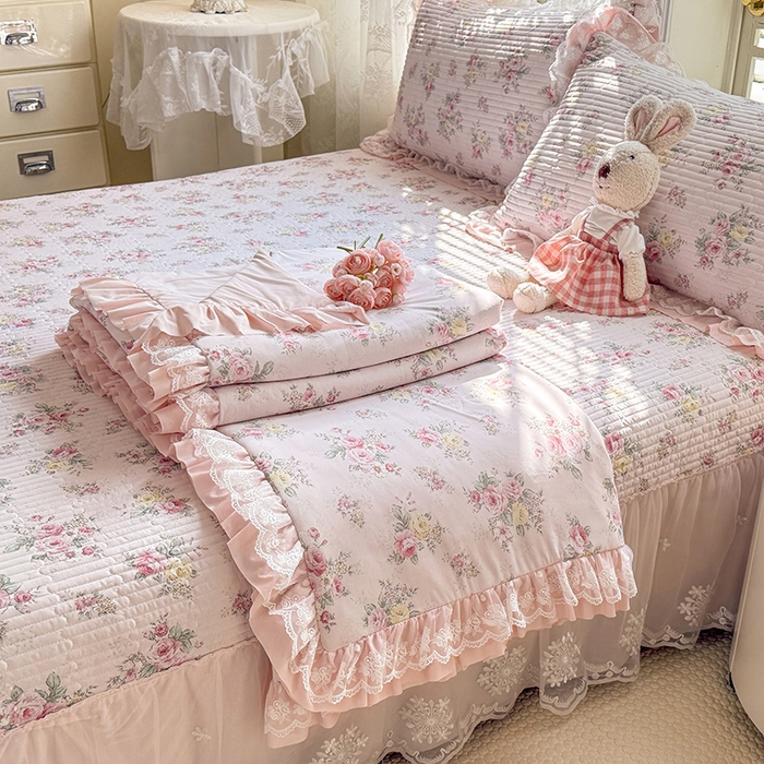 91家纺网 家纺一手货源 找家纺 （总）苏米娜家纺SUMINA 苏米娜2026新款A类母婴级锦氨凉席夏被床盖款四件套夏凉被空调被床盖款凉席四件套