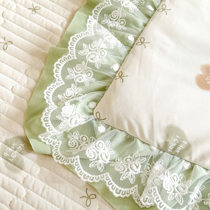 91家纺网 家纺一手货源 找家纺 苏米娜家纺SUMINA 苏米娜2026新款A类母婴级锦氨凉席夏被床盖款四件套夏凉被空调被床盖款凉席四件套 芯语-绿