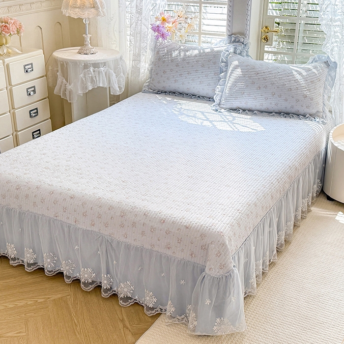 91家纺网 家纺一手货源 找家纺 苏米娜家纺SUMINA 苏米娜2026新款A类母婴级锦氨凉席夏被床盖款四件套夏凉被空调被床盖款凉席四件套 兰亭序