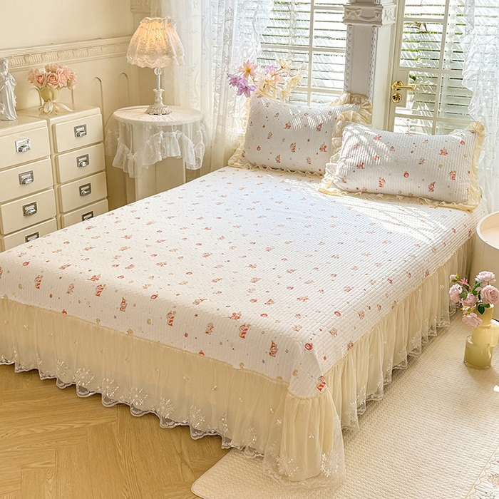 91家纺网 家纺一手货源 找家纺 苏米娜家纺SUMINA 苏米娜2026新款A类母婴级锦氨凉席夏被床盖款四件套夏凉被空调被床盖款凉席四件套 快乐星仔