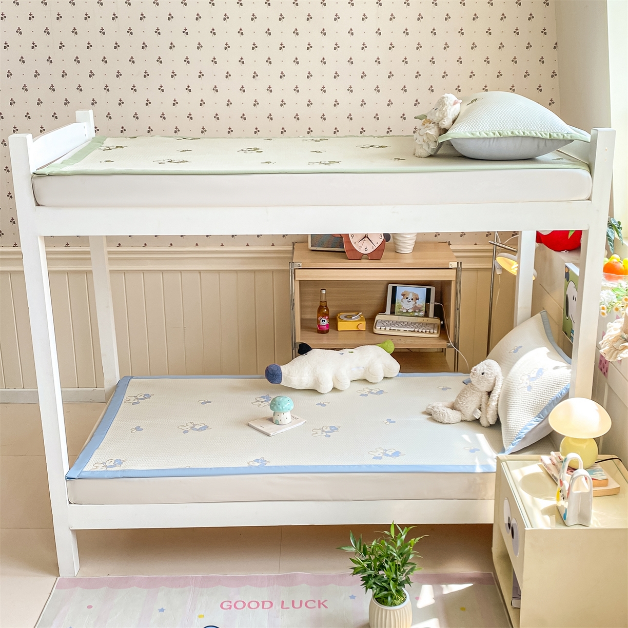 91家纺网 家纺一手货源 找家纺 （总）源舍家纺 2026新款A类PE卡通凉席三件套