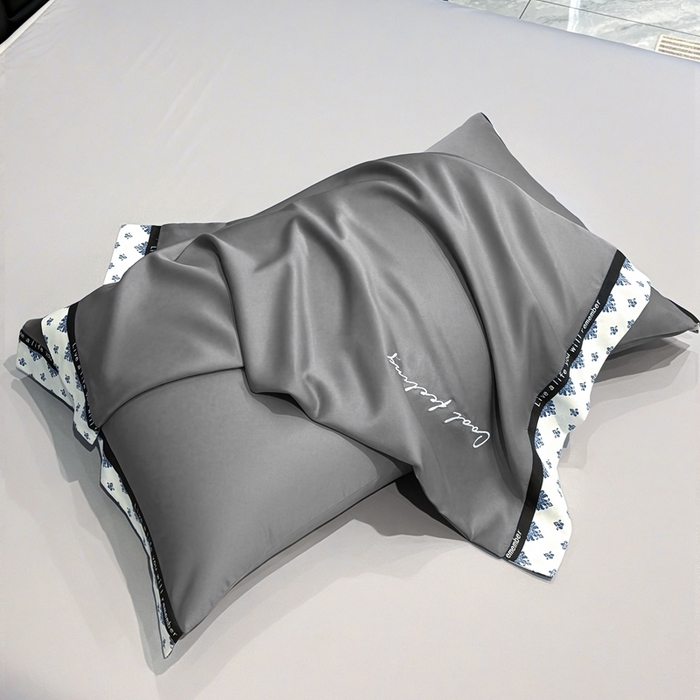 91家纺网 家纺一手货源 找家纺 联林2026新款纯色针织凉感丝空调被详情 高级灰-山灰