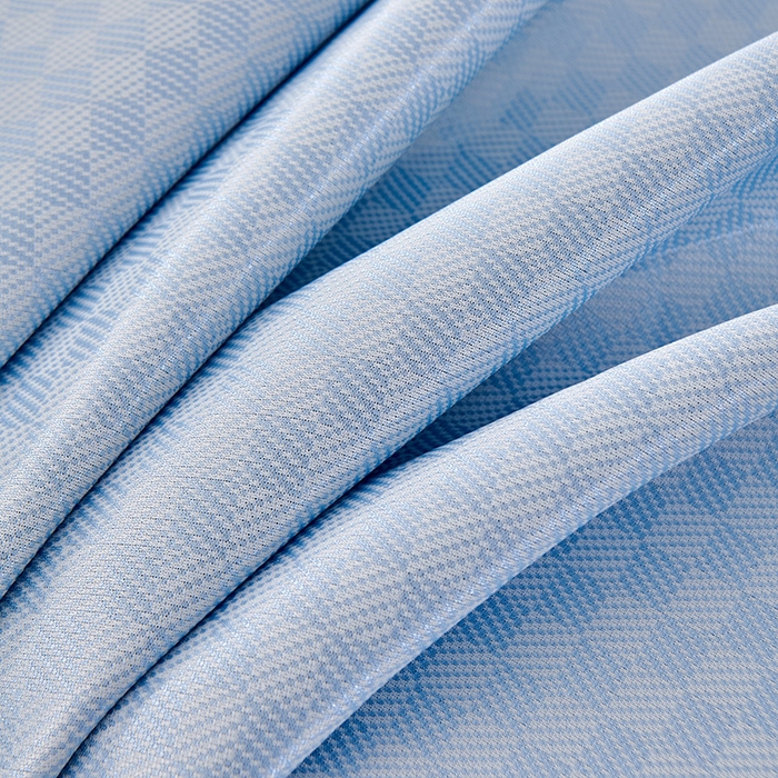 91家纺网 家纺一手货源 找家纺 小牛席业 2026新款棋盘格冰丝席（腊肠狗贴布绣）凉席三件套-床席款 腊肠狗贴布绣-蓝色