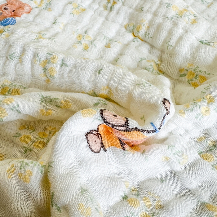 91家纺网 家纺一手货源 找家纺 （总）慕婷家纺 2026新款婴儿纱布浴巾浴巾全棉六层纱布泡泡纱布毛巾被