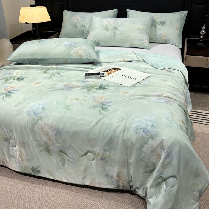 91家纺网 家纺一手货源 找家纺 （总）联林2026新款玻尿酸针织凉感丝夏被夏凉被