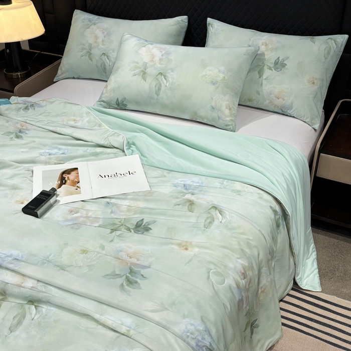 91家纺网 家纺一手货源 找家纺 （总）联林2026新款玻尿酸针织凉感丝夏被夏凉被