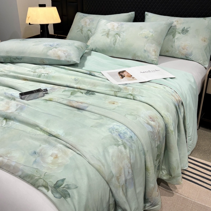 91家纺网 家纺一手货源 找家纺 （总）联林2026新款玻尿酸针织凉感丝夏被夏凉被