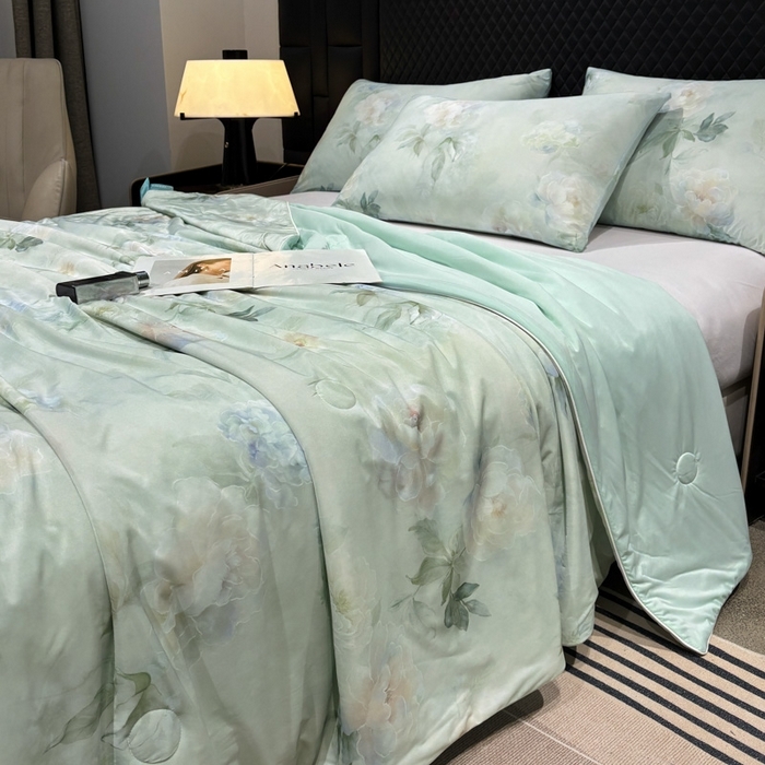 91家纺网 家纺一手货源 找家纺 （总）联林2026新款玻尿酸针织凉感丝夏被夏凉被