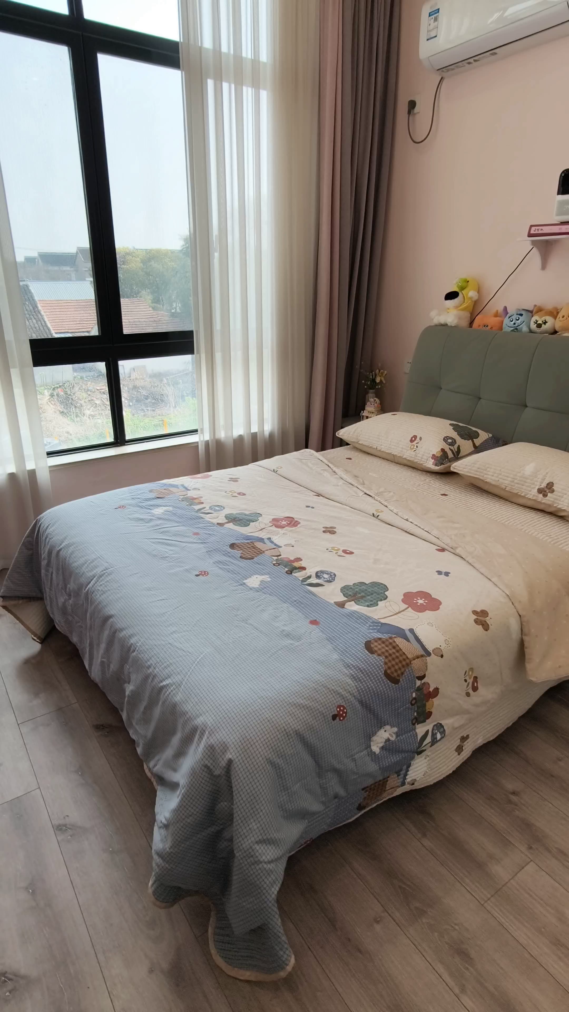 91家纺网 家纺一手货源 找家纺 孑寐家纺 2026新款全棉纯棉多功能夏被床盖四件套夏凉被空调被 农场小熊