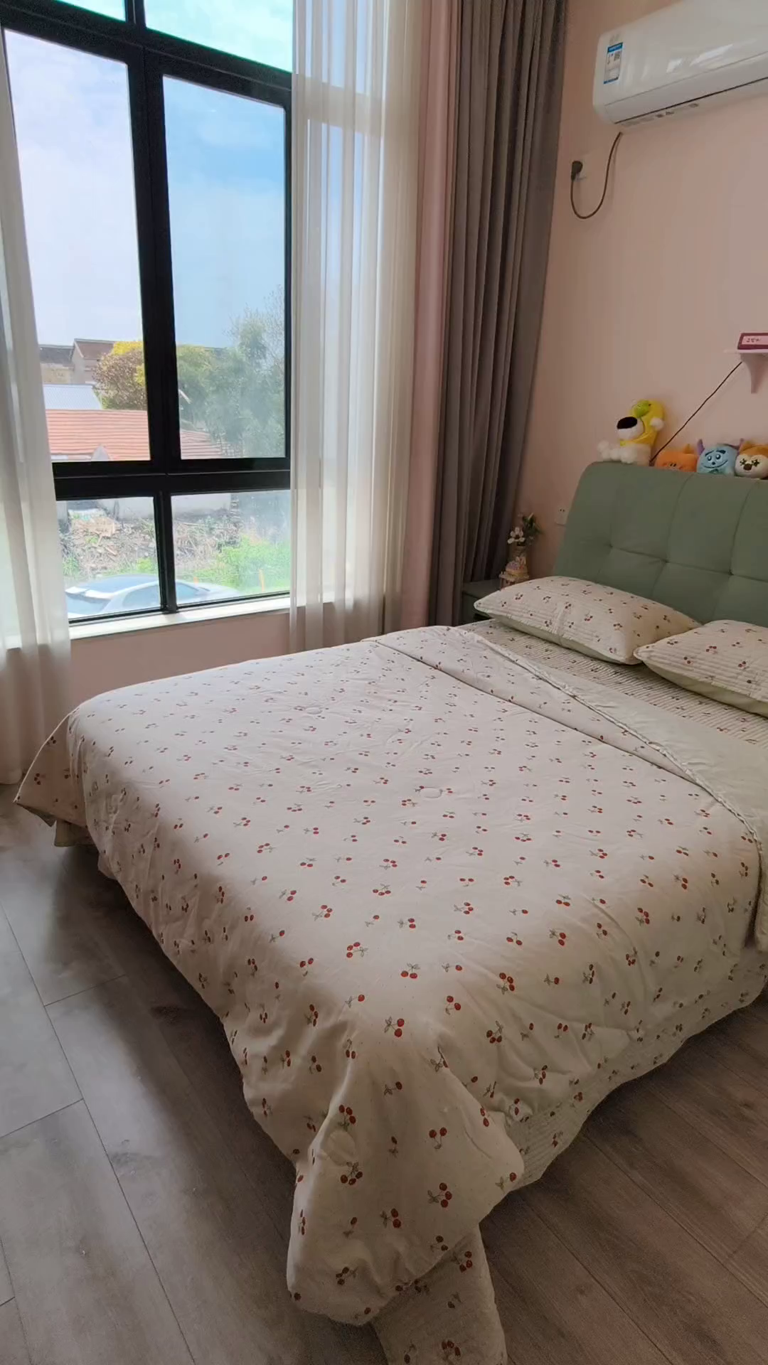 91家纺网 家纺一手货源 找家纺 孑寐家纺 2026新款全棉纯棉多功能夏被床盖四件套夏凉被空调被 小樱桃