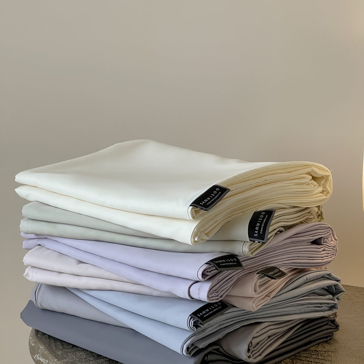 91家纺网 家纺一手货源 找家纺 （总）三味舒屋 2026新款凉风小奢绸60S兰精天丝纯色四件套