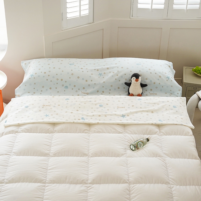 91家纺网 家纺一手货源 找家纺 梦楠家纺 2026新款12868全棉40支酒店隔脏睡袋 贝母星空