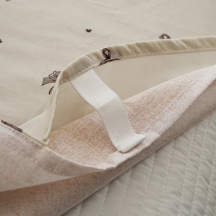 91家纺网 家纺一手货源 找家纺 梦楠家纺 2026新款12868全棉40支酒店隔脏睡袋 蝴蝶结