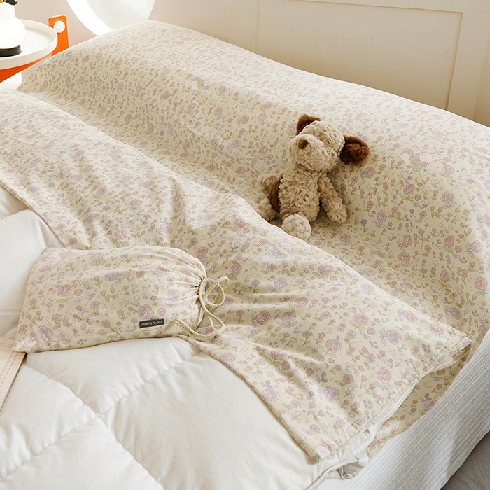 91家纺网 家纺一手货源 找家纺 梦楠家纺 2026新款12868全棉40支酒店隔脏睡袋 青葱岁月