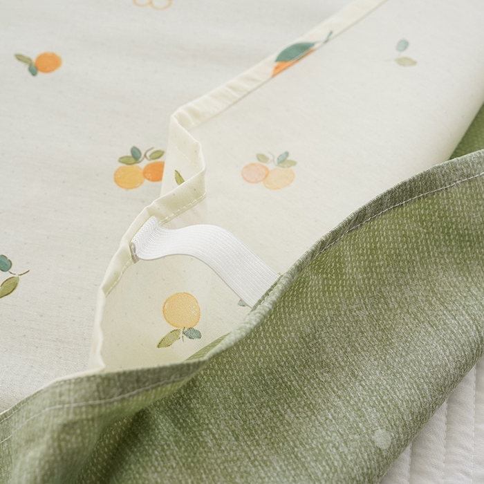 91家纺网 家纺一手货源 找家纺 梦楠家纺 2026新款12868全棉40支酒店隔脏睡袋 小橘子