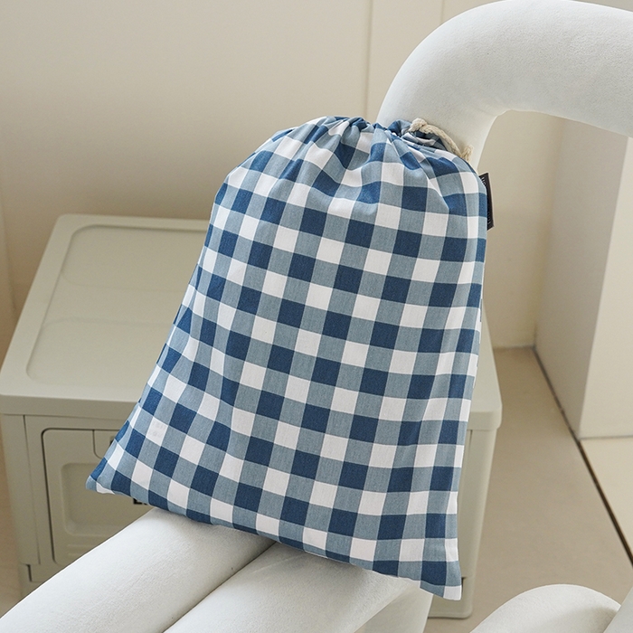 91家纺网 家纺一手货源 找家纺 梦楠家纺 2026新款12868全棉40支酒店隔脏睡袋 小兰格